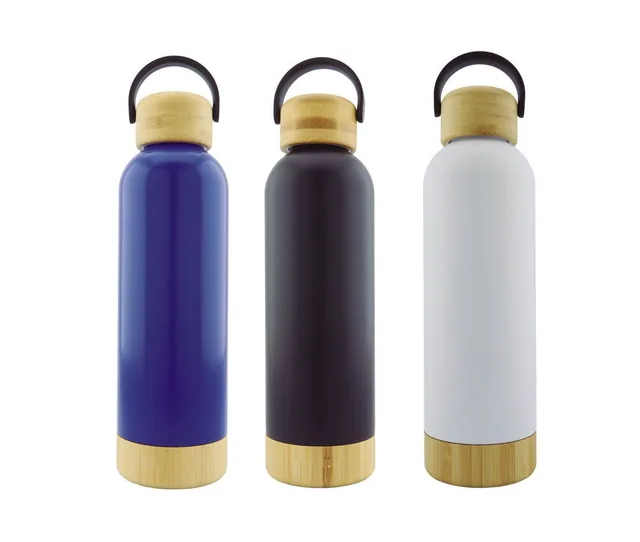 Termo Metal Bambú #2 550 ml