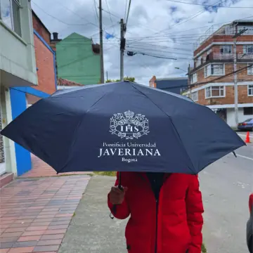Sombrilla marcada con serigrafía